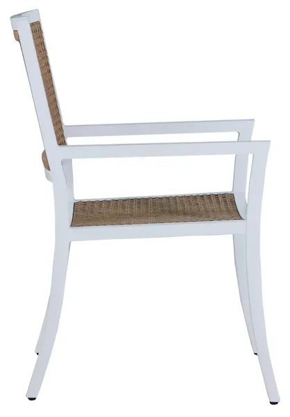 Summer Classics 1542 Bermuda Aluminum and Cane Stacking Side Chair Summer Classics 1542 Bermuda Aluminum and Cane Stacking Side Chair