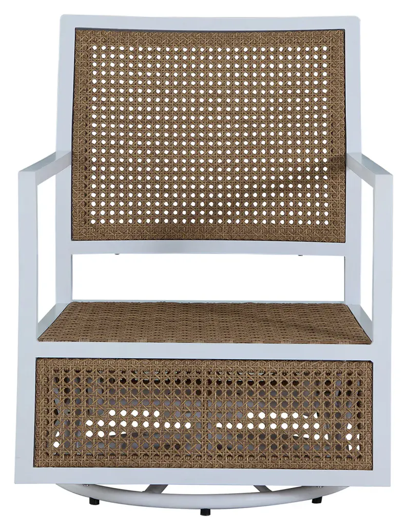 Summer Classics 1544 Bermuda Aluminum and Cane Glider Lounge Summer Classics 1544 Bermuda Aluminum and Cane Glider Lounge