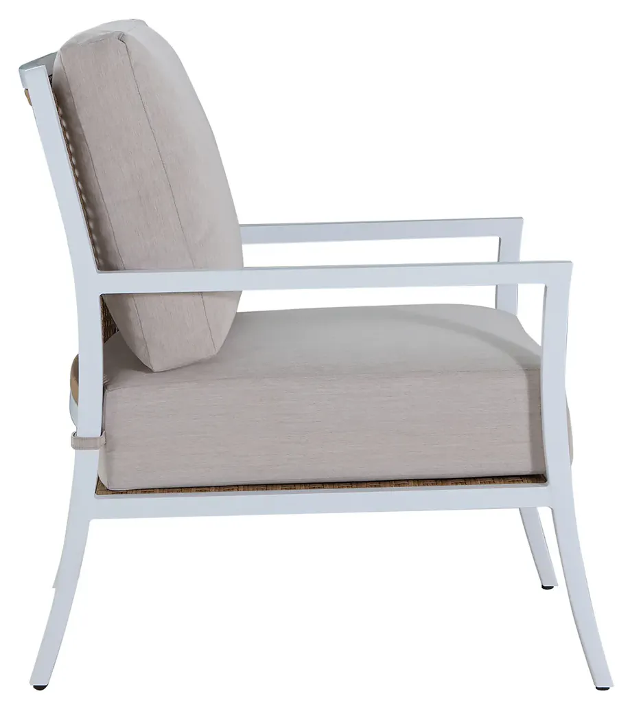 Summer Classics 1541 Bermuda Aluminum and Cane Lounge Summer Classics 1541 Bermuda Aluminum and Cane Lounge