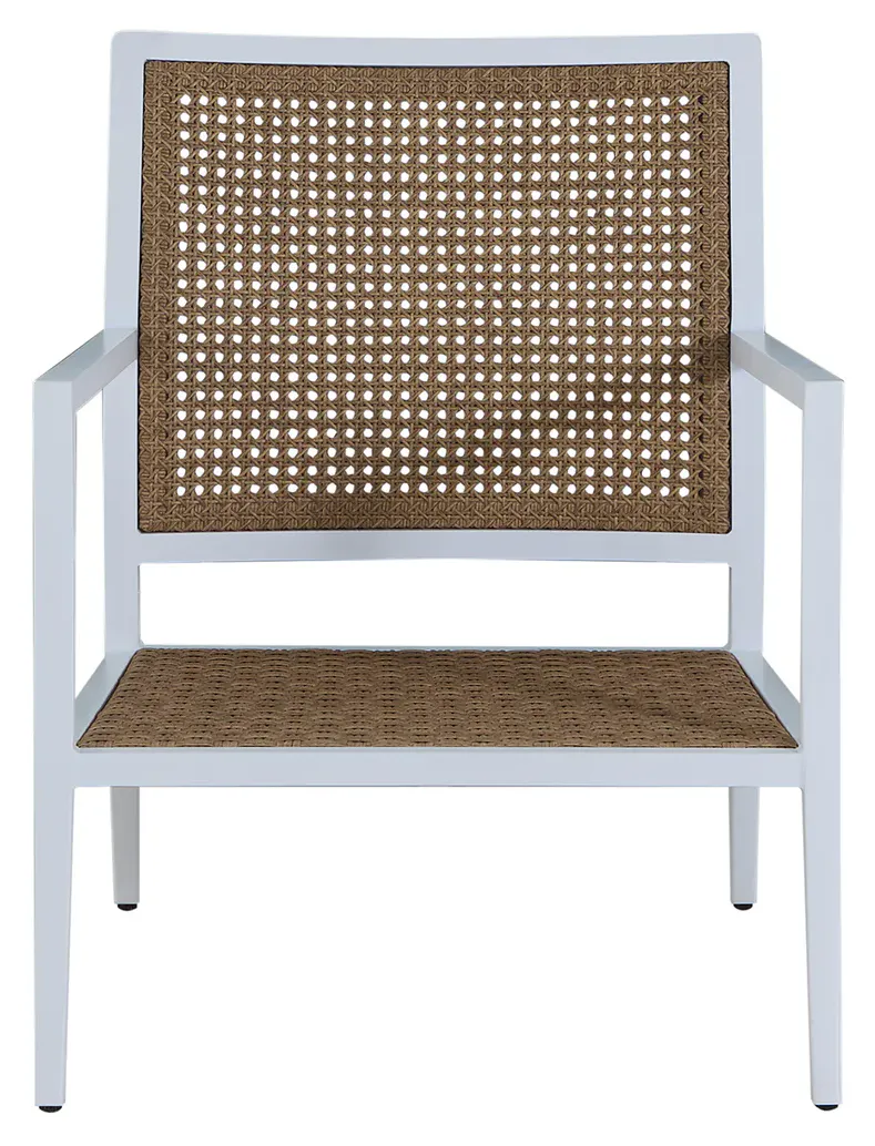 Summer Classics 1541 Bermuda Aluminum and Cane Lounge Summer Classics 1541 Bermuda Aluminum and Cane Lounge