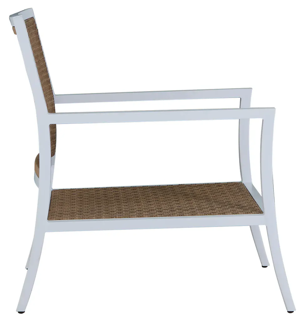 Summer Classics 1541 Bermuda Aluminum and Cane Lounge Summer Classics 1541 Bermuda Aluminum and Cane Lounge