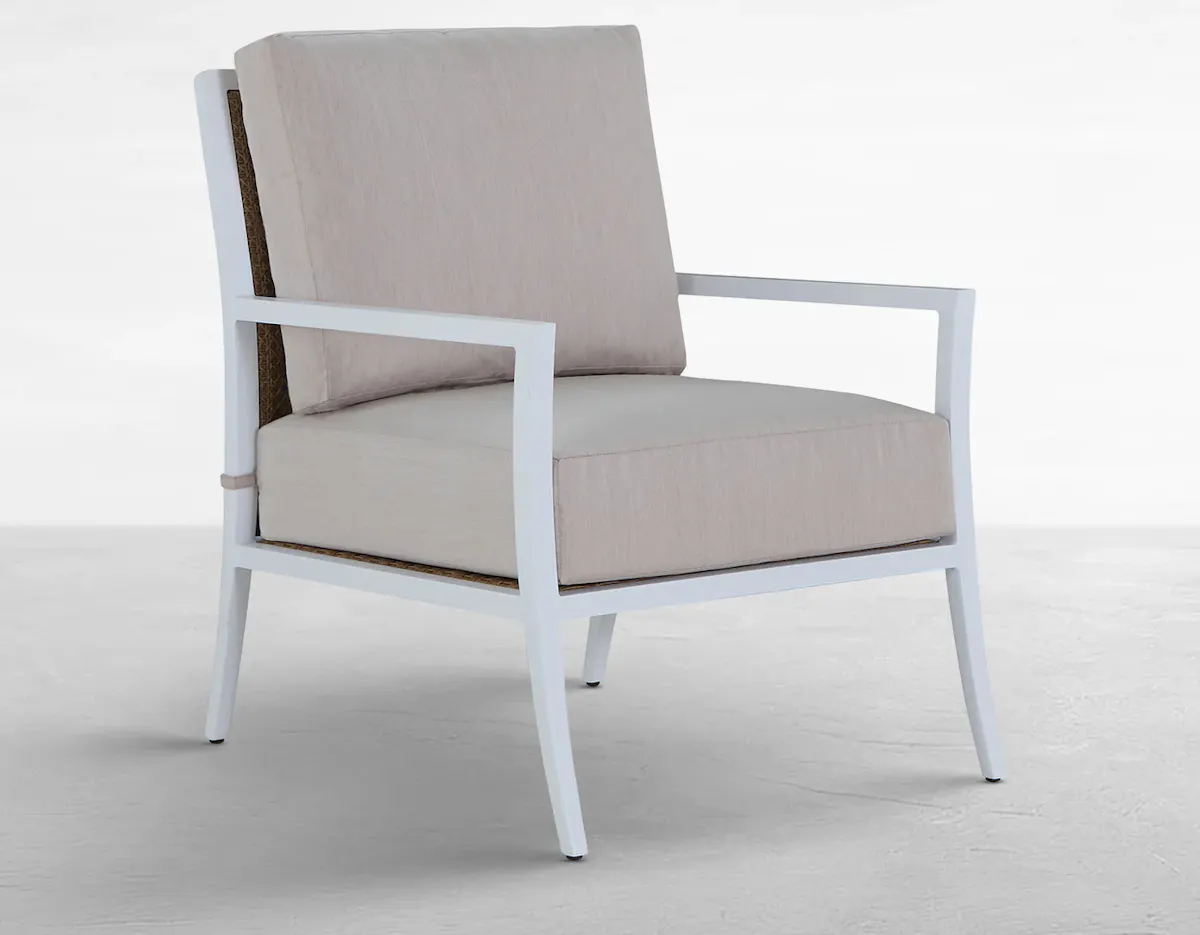 Summer Classics 1541 Bermuda Aluminum and Cane Lounge Summer Classics 1541 Bermuda Aluminum and Cane Lounge