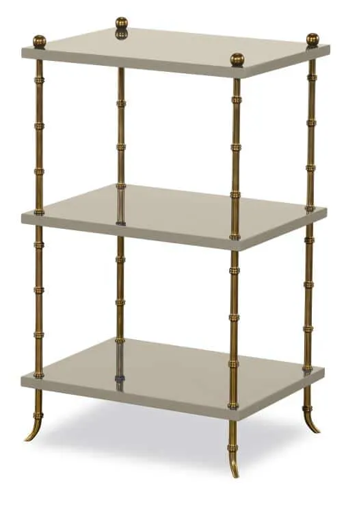 Highland House HH26-522-1-AS Hallings Ivory Side Table