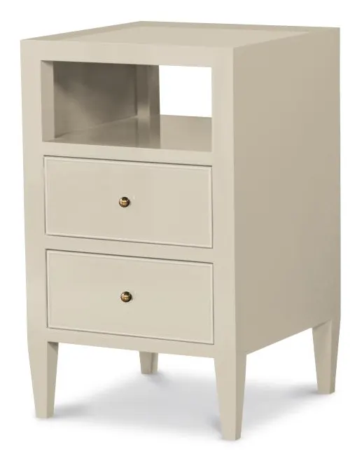 Highland House HH26-540-1-AS Aster Ivory Small Bedside Table Highland House HH26-540-1-AS Aster Ivory Small Bedside Table