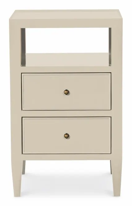 Highland House HH26-540-1-AS Aster Ivory Small Bedside Table Highland House HH26-540-1-AS Aster Ivory Small Bedside Table