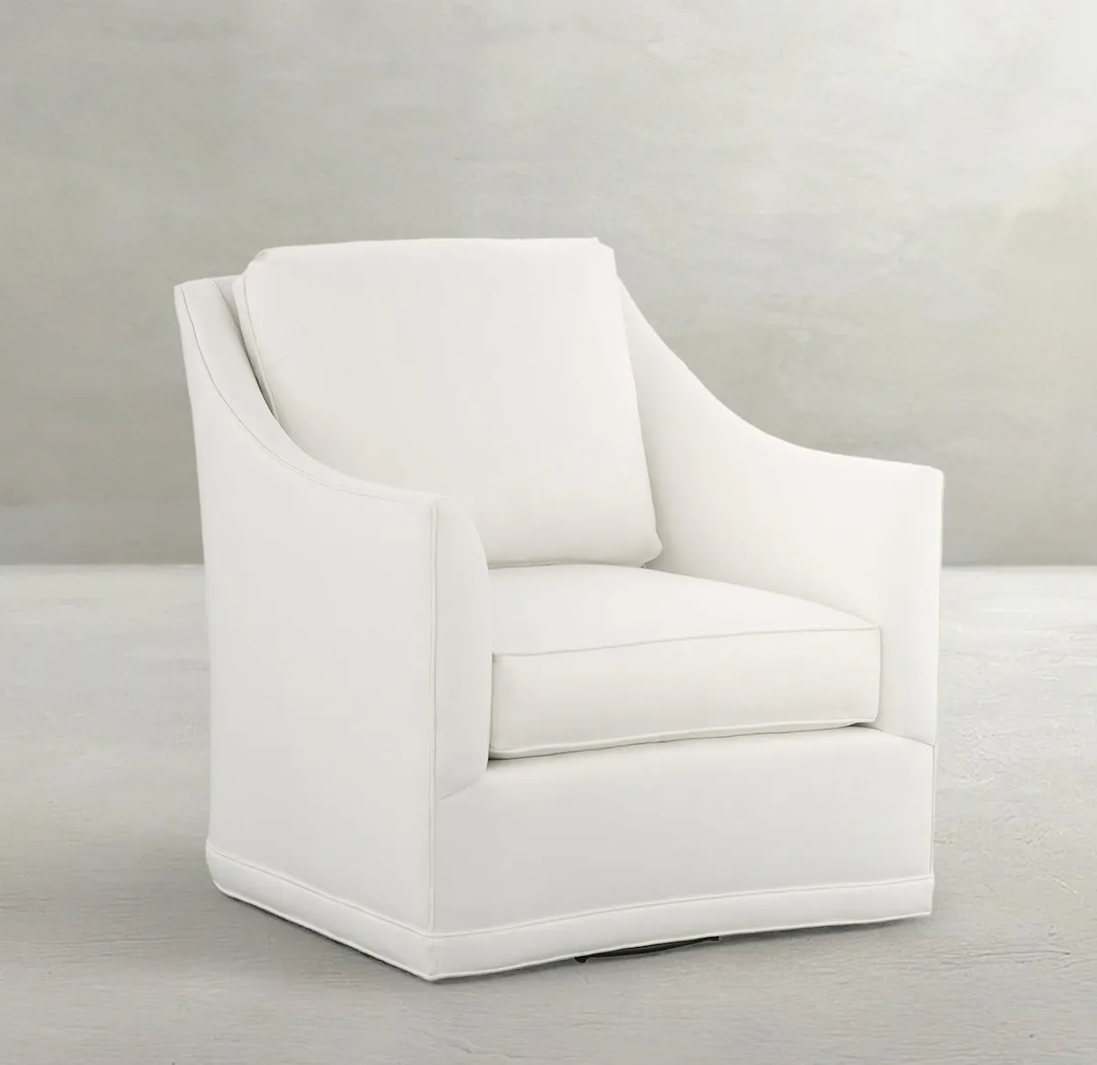 Summer Classics SCH-1005 Baldwin Upholstered Swivel Chair - Swoop Arms Summer Classics SCH-1005 Baldwin Upholstered Swivel Chair - Swoop Arms