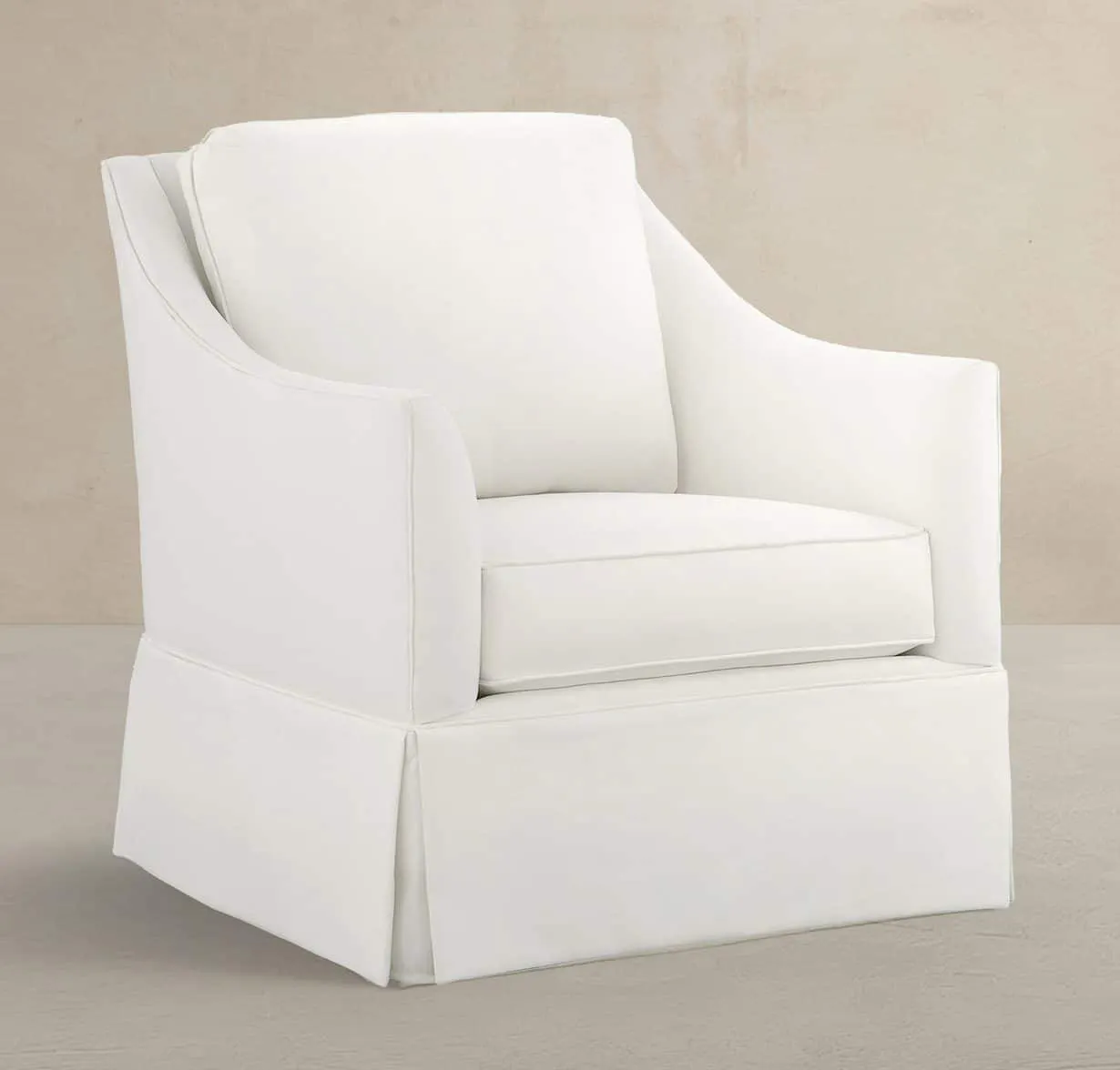 Summer Classics SCH-1007 Baldwin Upholstered Swivel Rocker – Swoop Arms