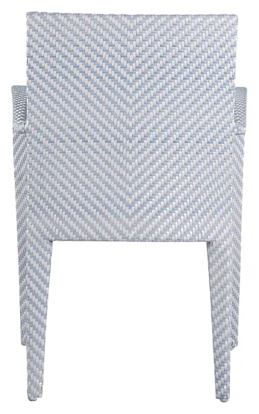 Summer Classics 1527 Bari N-Dura Resin Wicker Stacking Arm Chair Summer Classics 1527 Bari N-Dura Resin Wicker Stacking Arm Chair
