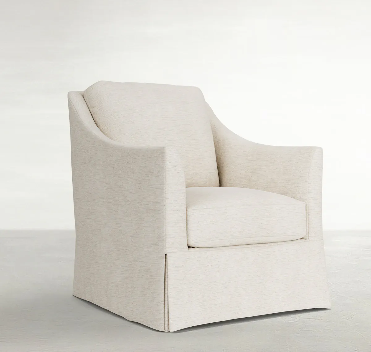 Summer Classics SCH-1001 Baldwin Upholstered Chair Slipcovered - Swoop Arms Summer Classics SCH-1001 Baldwin Upholstered Chair Slipcovered - Swoop Arms