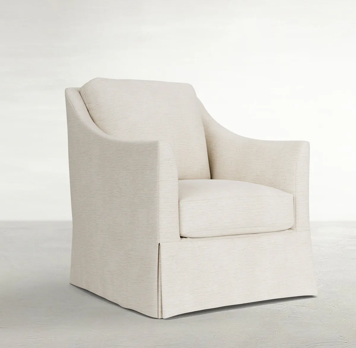 Summer Classics SCH-1001 Baldwin Upholstered Chair Slipcovered - Swoop Arms Summer Classics SCH-1001 Baldwin Upholstered Chair Slipcovered - Swoop Arms