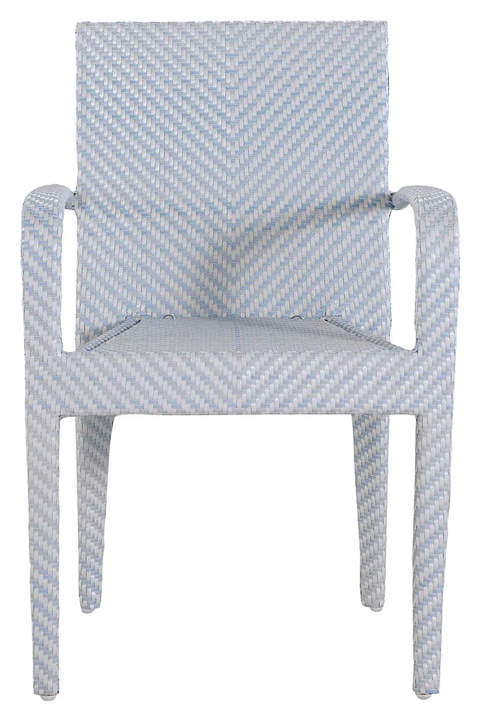 Summer Classics 1527 Bari N-Dura Resin Wicker Stacking Arm Chair Summer Classics 1527 Bari N-Dura Resin Wicker Stacking Arm Chair