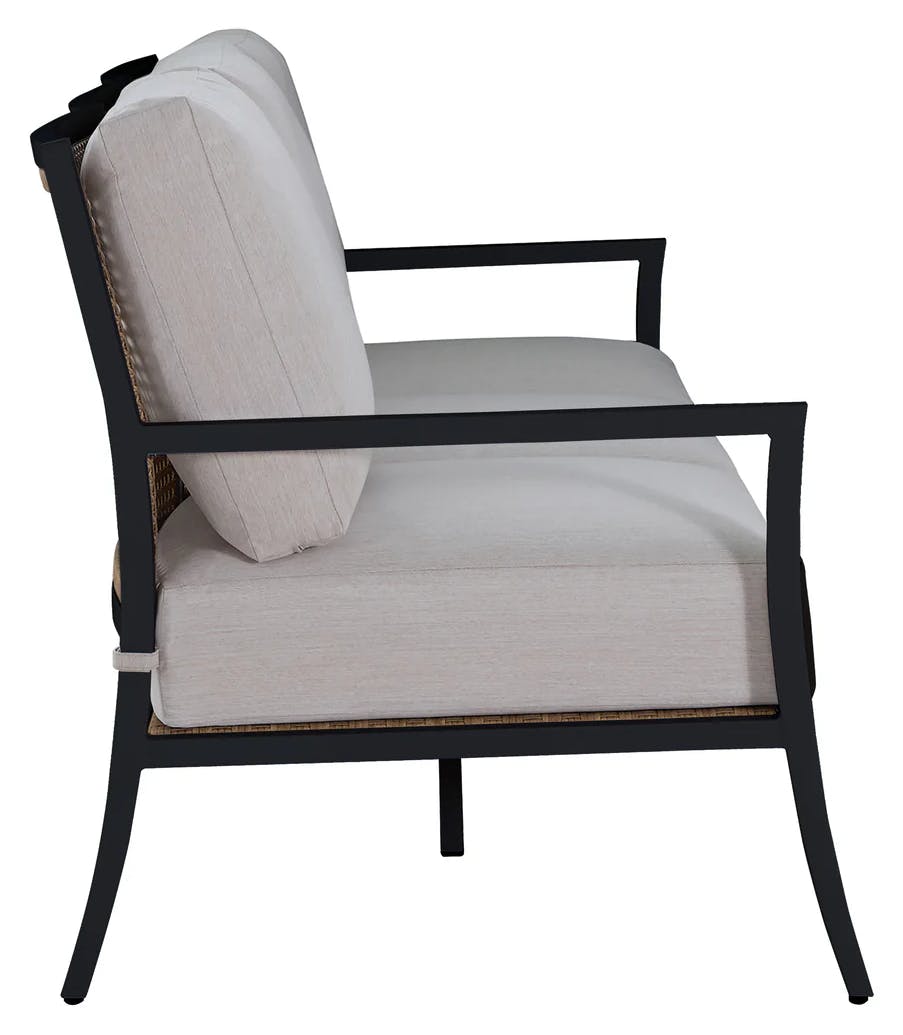 Summer Classics 1543 Bermuda Aluminum and Cane Sofa Summer Classics 1543 Bermuda Aluminum and Cane Sofa