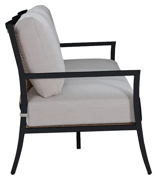 Summer Classics 1543 Bermuda Aluminum and Cane Sofa Summer Classics 1543 Bermuda Aluminum and Cane Sofa