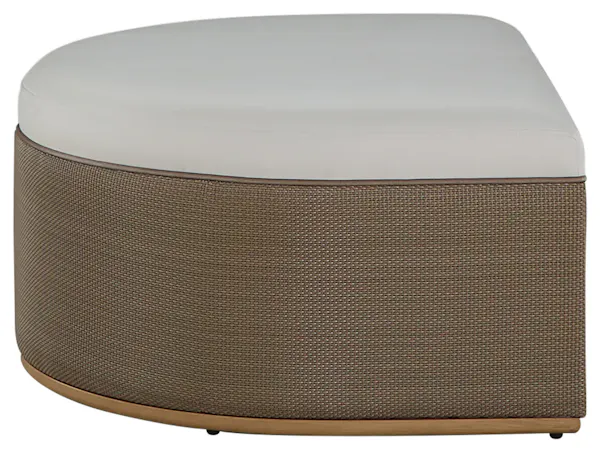 Summer Classics 1549 Tahoe Natural Weave Marine Grade Vinyl Ottoman Summer Classics 1549 Tahoe Natural Weave Marine Grade Vinyl Ottoman