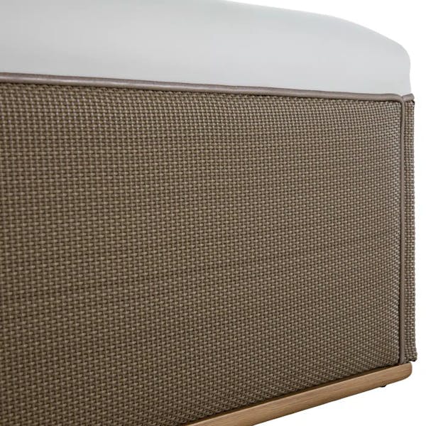 Summer Classics 1549 Tahoe Natural Weave Marine Grade Vinyl Ottoman Summer Classics 1549 Tahoe Natural Weave Marine Grade Vinyl Ottoman