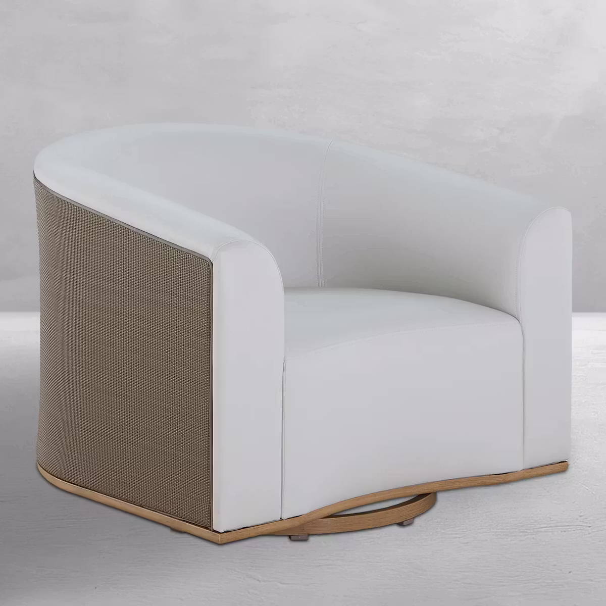 Summer Classics 1552 Tahoe Natural Weave Marine Grade Vinyl Swivel Lounge Chair Summer Classics 1552 Tahoe Natural Weave Marine Grade Vinyl Swivel Lounge Chair