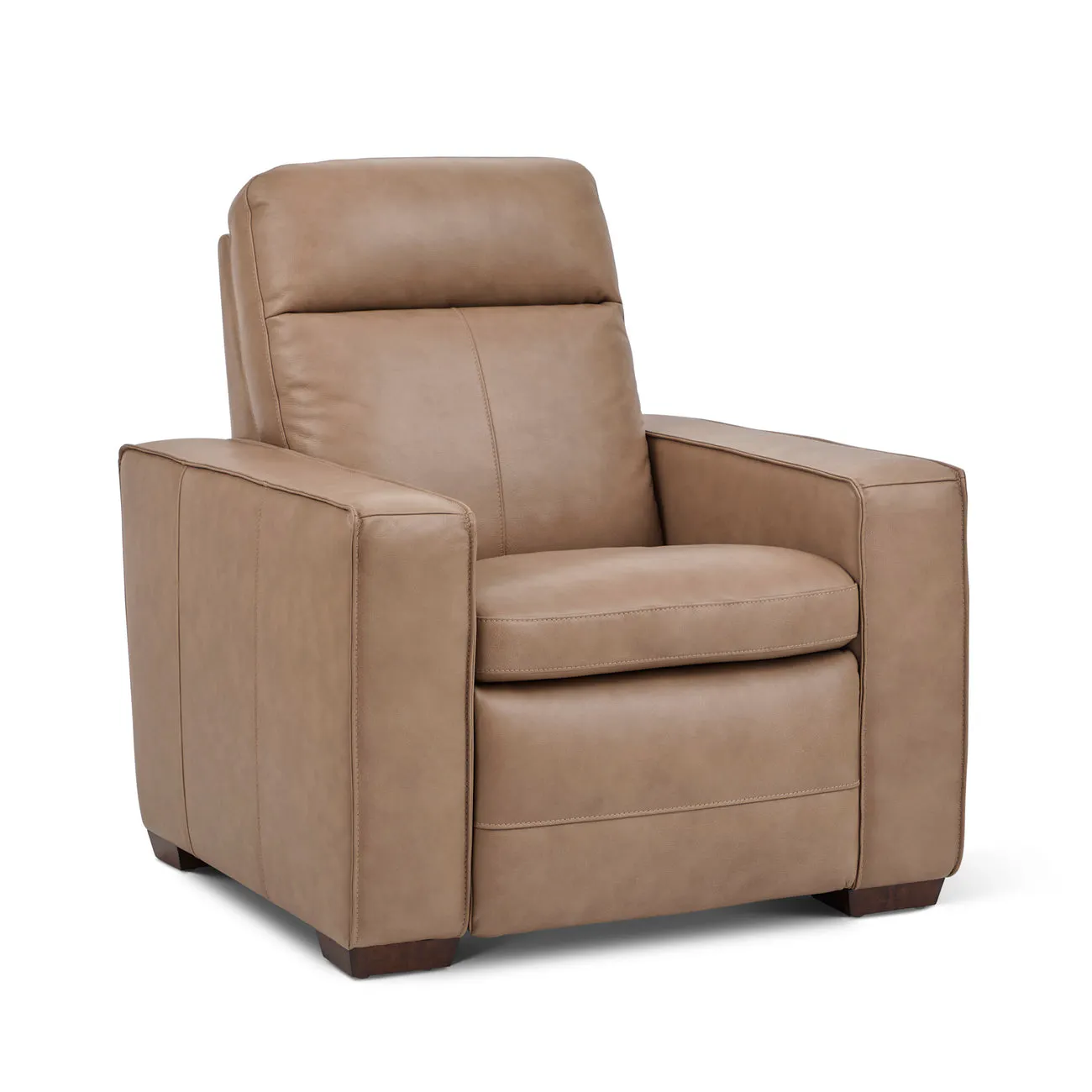 Flexsteel 1519-50P3-56282 Dutch Leather Power Recliner with Power Headrest & Lumbar