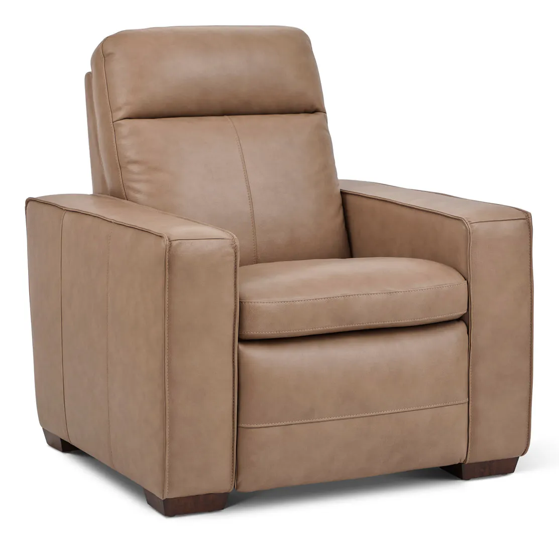 Flexsteel 1519-50P3-56282 Dutch Leather Power Recliner with Power Headrest & Lumbar Flexsteel 1519-50P3-56282 Dutch Leather Power Recliner with Power Headrest & Lumbar