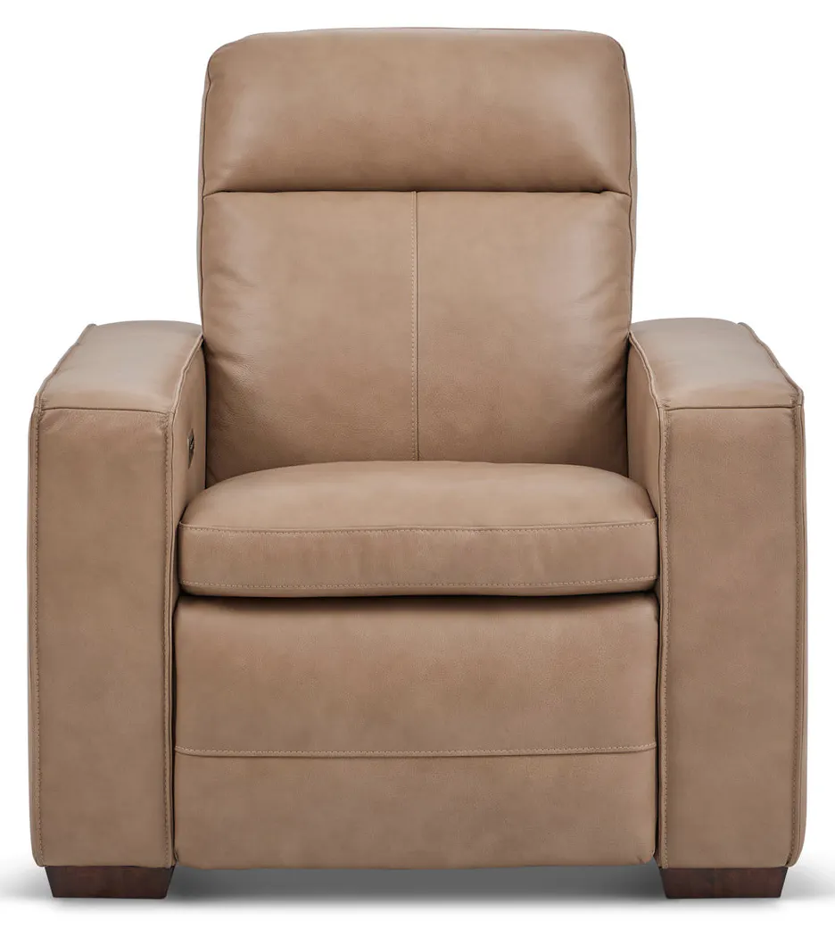 Flexsteel 1519-50P3-56282 Dutch Leather Power Recliner with Power Headrest & Lumbar Flexsteel 1519-50P3-56282 Dutch Leather Power Recliner with Power Headrest & Lumbar