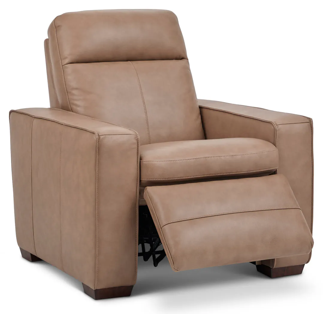 Flexsteel 1519-50P3-56282 Dutch Leather Power Recliner with Power Headrest & Lumbar Flexsteel 1519-50P3-56282 Dutch Leather Power Recliner with Power Headrest & Lumbar