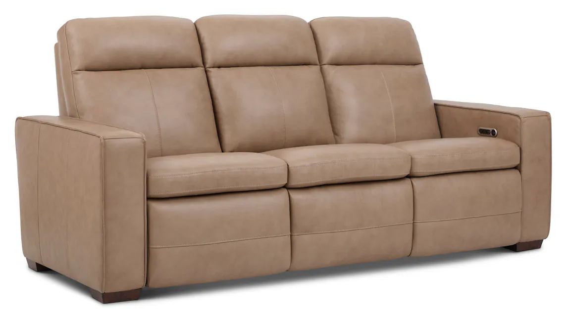 Flexsteel 1519-61P3-56282 Dutch Leather Power Reclining Sofa with Console, Power Headrest, & Lumbar Flexsteel 1519-61P3-56282 Dutch Leather Power Reclining Sofa with Console, Power Headrest, & Lumbar