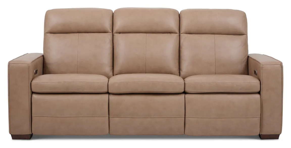 Flexsteel 1519-61P3-56282 Dutch Leather Power Reclining Sofa with Console, Power Headrest, & Lumbar Flexsteel 1519-61P3-56282 Dutch Leather Power Reclining Sofa with Console, Power Headrest, & Lumbar
