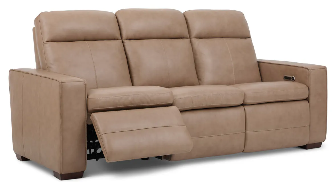 Flexsteel 1519-61P3-56282 Dutch Leather Power Reclining Sofa with Console, Power Headrest, & Lumbar Flexsteel 1519-61P3-56282 Dutch Leather Power Reclining Sofa with Console, Power Headrest, & Lumbar