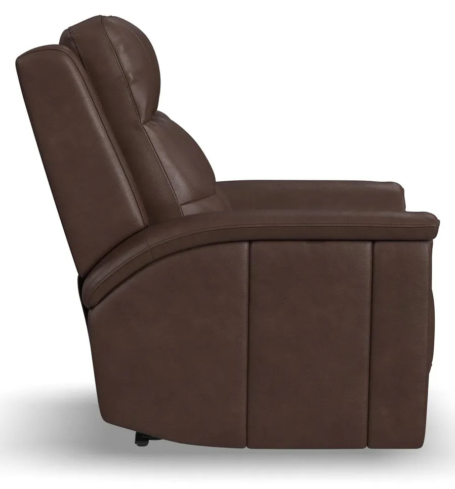 Flexsteel 1640-50P5-43970 Ranger Leather Power Recliner with Power Headrest, Lumbar, Heat & Massage Flexsteel 1640-50P5-43970 Ranger Leather Power Recliner with Power Headrest, Lumbar, Heat & Massage