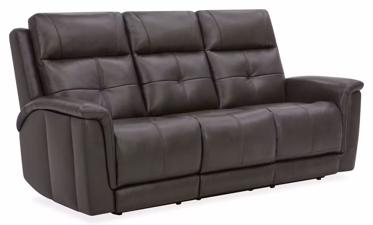 Flexsteel 1640-63P5-43970 Ranger Leather Power Reclining Sofa with Console, Power Headrest, Lumbar, Heat & Massage Flexsteel 1640-63P5-43970 Ranger Leather Power Reclining Sofa with Console, Power Headrest, Lumbar, Heat & Massage
