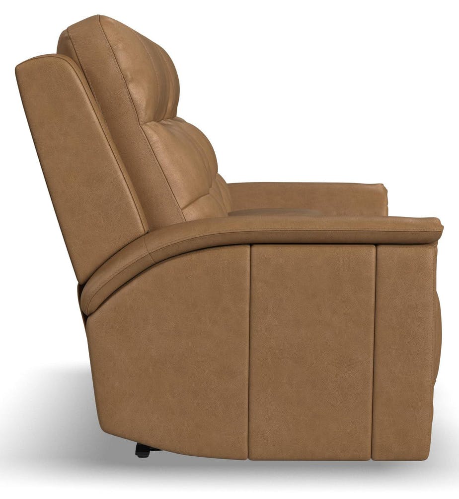 Flexsteel 1640-64P5-43972 Ranger Leather Power Reclining Loveseat with Console, Power Headrest, Lumbar, Heat & Massage Flexsteel 1640-64P5-43972 Ranger Leather Power Reclining Loveseat with Console, Power Headrest, Lumbar, Heat & Massage