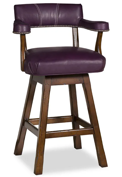 McKinley Leather 22-BH-SST Lafone Swivel Barstool McKinley Leather 22-BH-SST Lafone Swivel Barstool