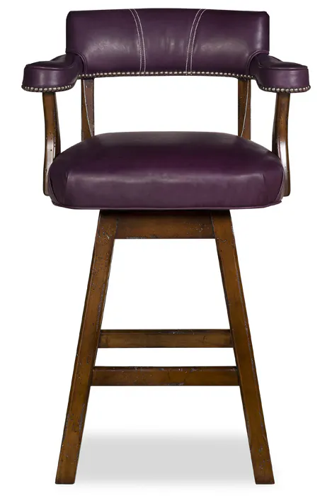 McKinley Leather 22-BH-SST Lafone Swivel Barstool McKinley Leather 22-BH-SST Lafone Swivel Barstool