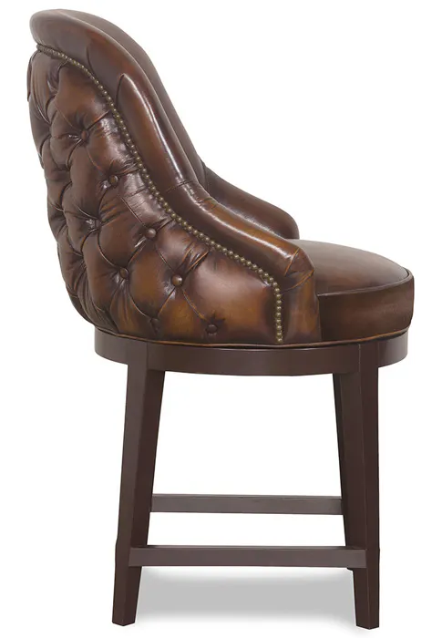 McKinley Leather 26-CH Bootlegger Counter Height Stool McKinley Leather 26-CH Bootlegger Counter Height Stool