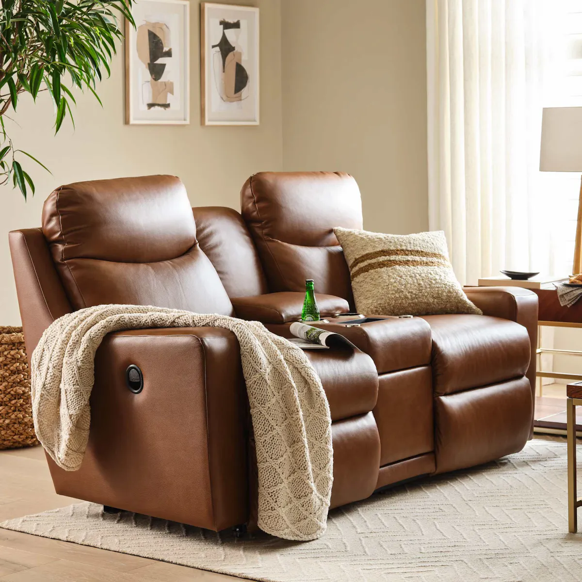 La-Z-Boy 449781 Emmons Reclining Loveseat w/ Console La-Z-Boy 449781 Emmons Reclining Loveseat w/ Console