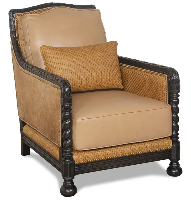 McKinley Leather 524-SLC Ingrid Chair with Specialty Leather Combination McKinley Leather 524-SLC Ingrid Chair with Specialty Leather Combination