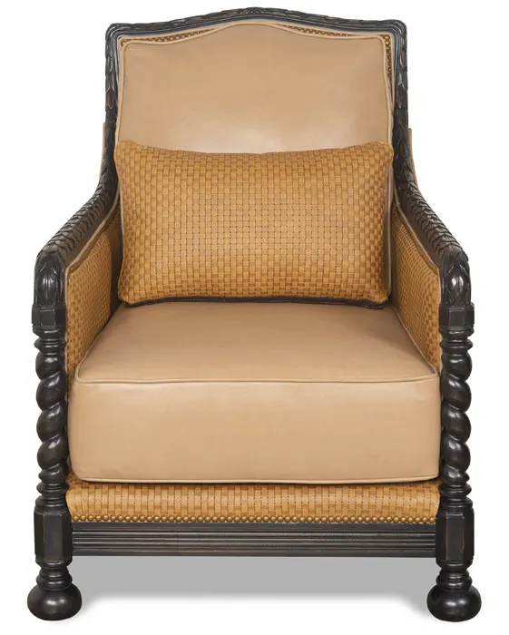 McKinley Leather 524-SLC Ingrid Chair with Specialty Leather Combination McKinley Leather 524-SLC Ingrid Chair with Specialty Leather Combination