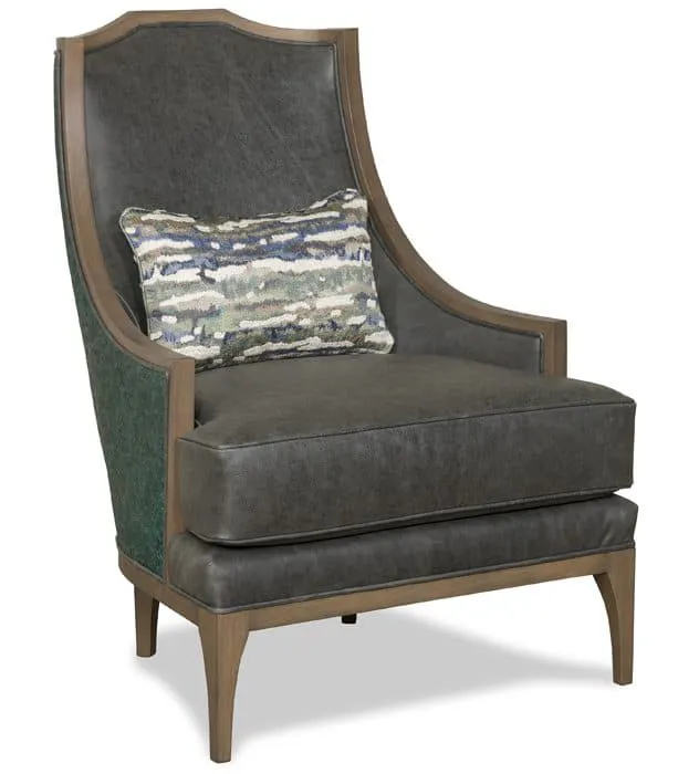 McKinley Leather 526-SLC Grant Chair with Specialty Leather Combination