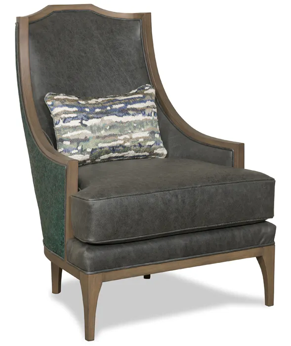 McKinley Leather 526-SLC Grant Chair with Specialty Leather Combination McKinley Leather 526-SLC Grant Chair with Specialty Leather Combination