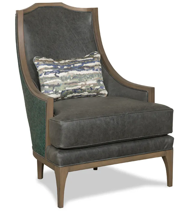 McKinley Leather 526-SLC Grant Chair with Specialty Leather Combination McKinley Leather 526-SLC Grant Chair with Specialty Leather Combination