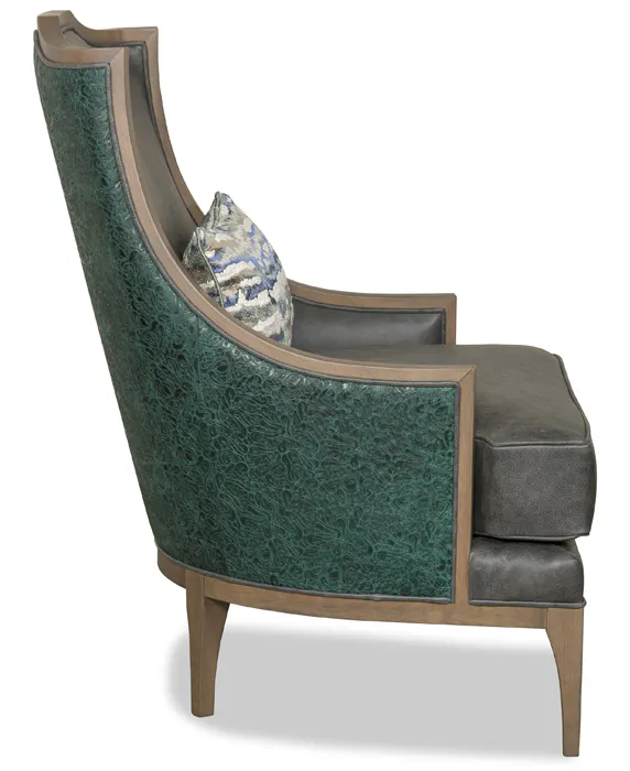 McKinley Leather 526-SLC Grant Chair with Specialty Leather Combination McKinley Leather 526-SLC Grant Chair with Specialty Leather Combination
