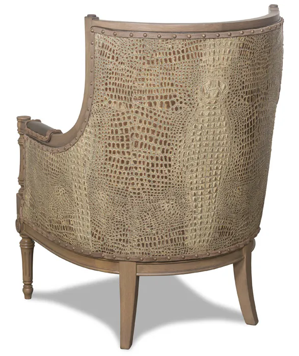McKinley Leather 527-SLC Audrey Chair with Specialty Leather Combination McKinley Leather 527-SLC Audrey Chair with Specialty Leather Combination