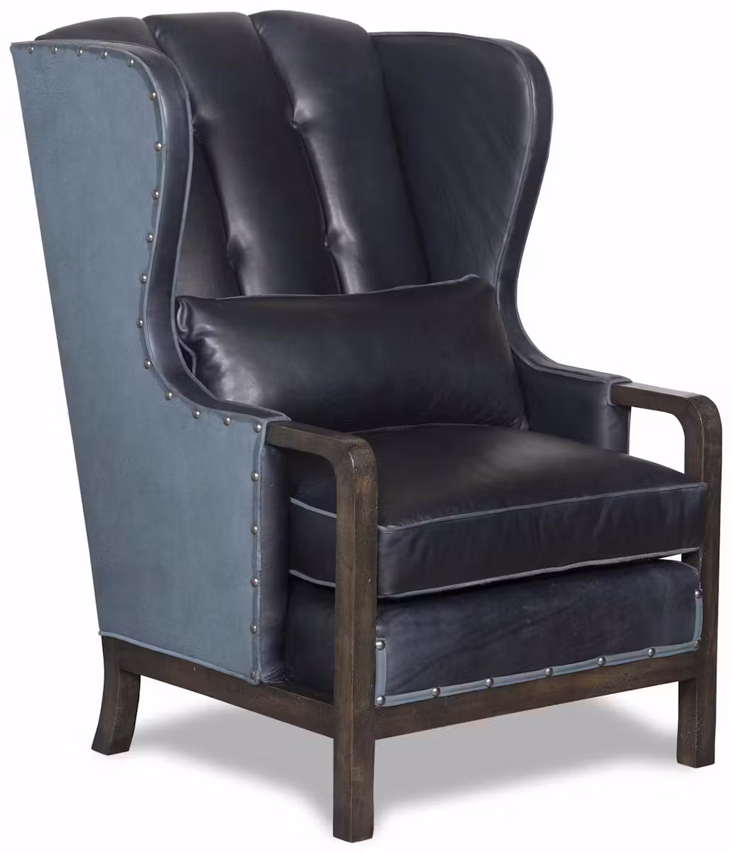 McKinley Leather 8101 Habano Wing Chair Version 1 McKinley Leather 8101 Habano Wing Chair Version 1