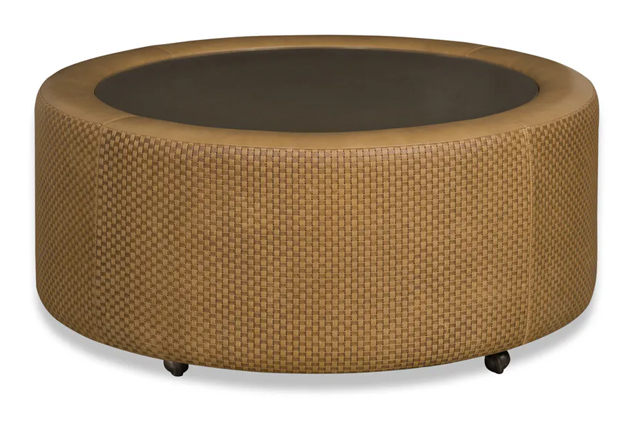 McKinley Leather 8533-G Lower Keys Cocktail Ottoman McKinley Leather 8533-G Lower Keys Cocktail Ottoman