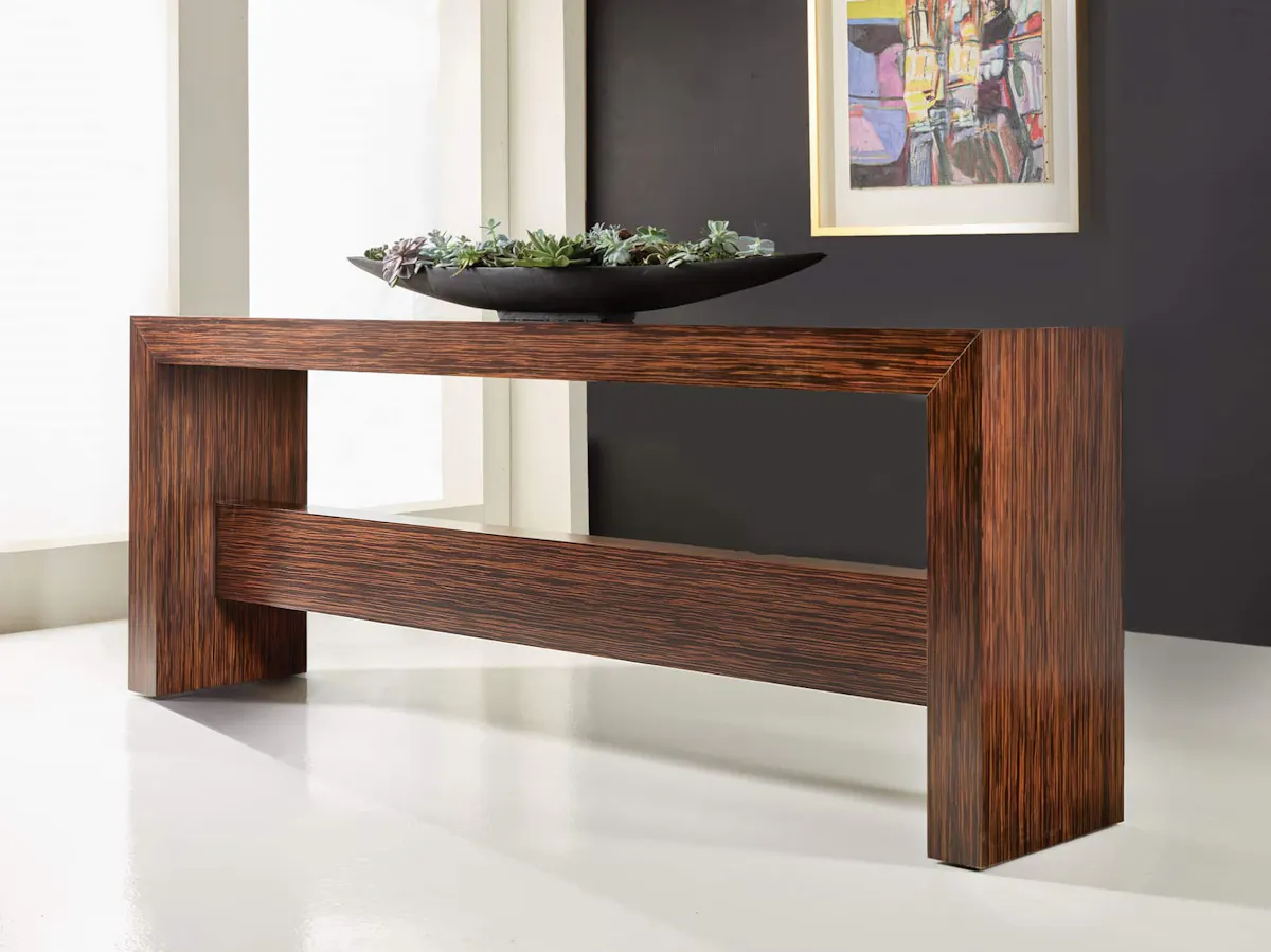 Modern History MH1255F01 Langford Round Chairside Walnut Burl Modern History MH1255F01 Langford Round Chairside Walnut Burl