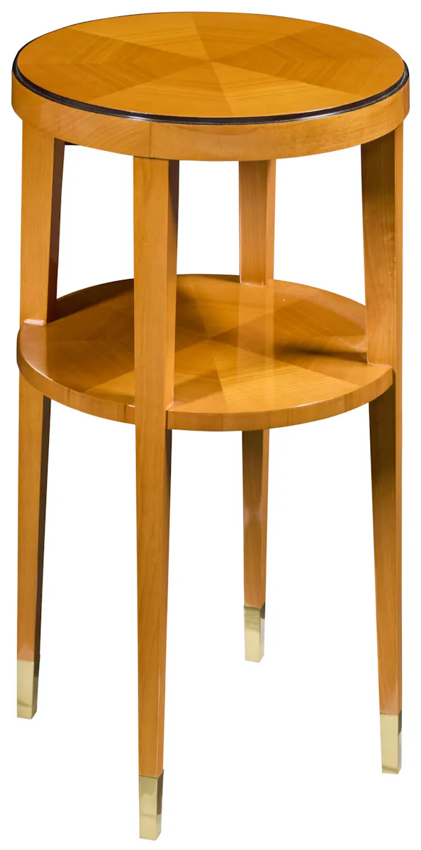 Modern History MH1273F02 Langford Round Chairside Cherry Table Modern History MH1273F02 Langford Round Chairside Cherry Table