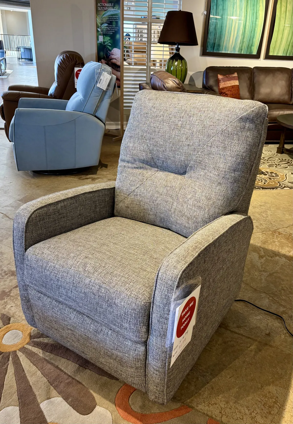 Palliser 42002-38 Theo Recliner Palliser 42002-38 Theo Recliner