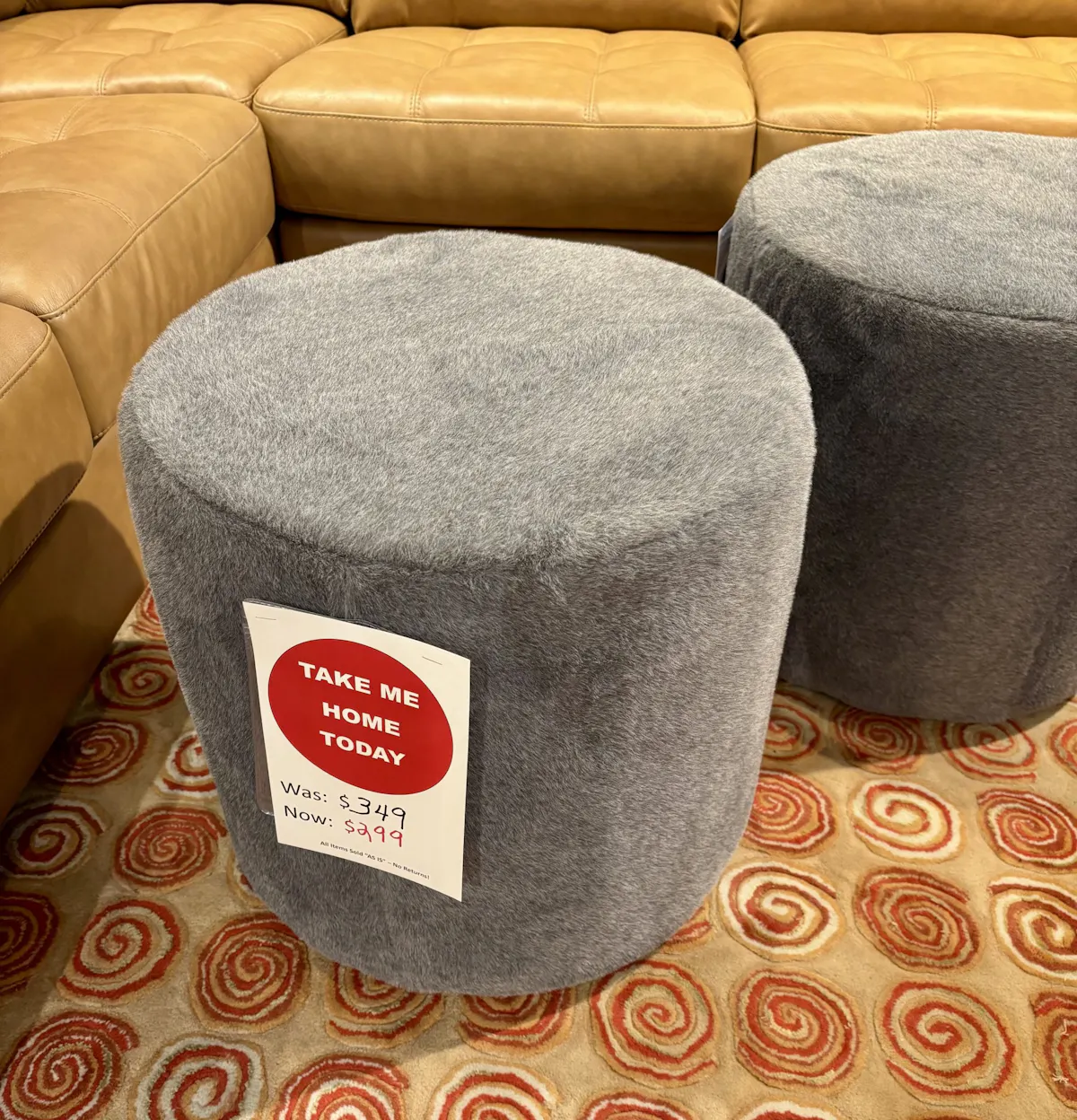 Palliser 77004-J4 Mingle Ottoman in Shadow Finish Palliser 77004-J4 Mingle Ottoman in Shadow Finish