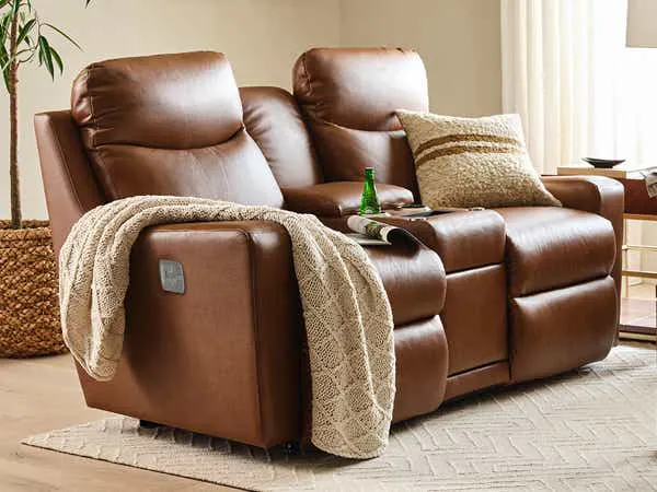 La-Z-Boy U49781 Emmons Power Reclining Loveseat w/ Headrest & Console La-Z-Boy U49781 Emmons Power Reclining Loveseat w/ Headrest & Console
