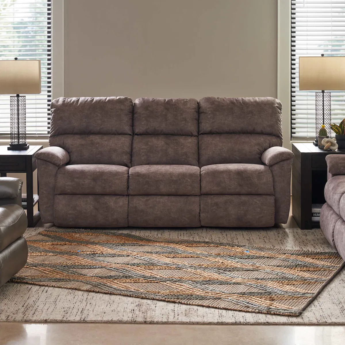 La-Z-Boy X44727 Brooks Power Reclining Sofa w/ Headrest & Lumbar La-Z-Boy X44727 Brooks Power Reclining Sofa w/ Headrest & Lumbar