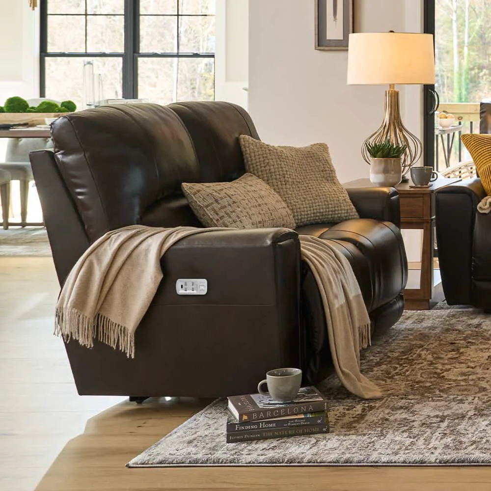 La-Z-Boy X48802 Cassian Power Reclining Loveseat w/ Headrest & Lumbar La-Z-Boy X48802 Cassian Power Reclining Loveseat w/ Headrest & Lumbar